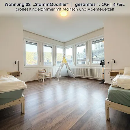 Apartment 3 Apartments Fuer 2-12 Gaeste In Bad Wildbad, 10 Min Zur Sommerbergbahn