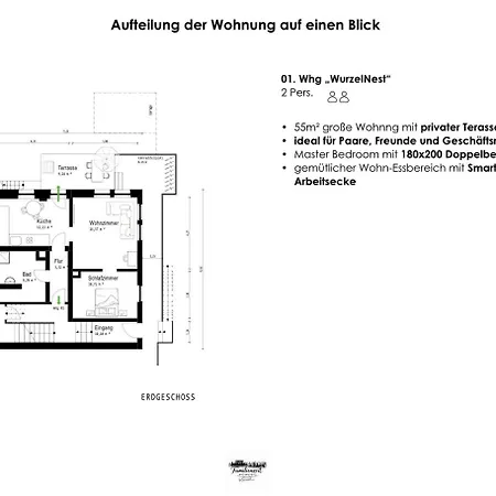 Apartment 3 Apartments Fuer 2-12 Gaeste In Bad Wildbad, 10 Min Zur Sommerbergbahn